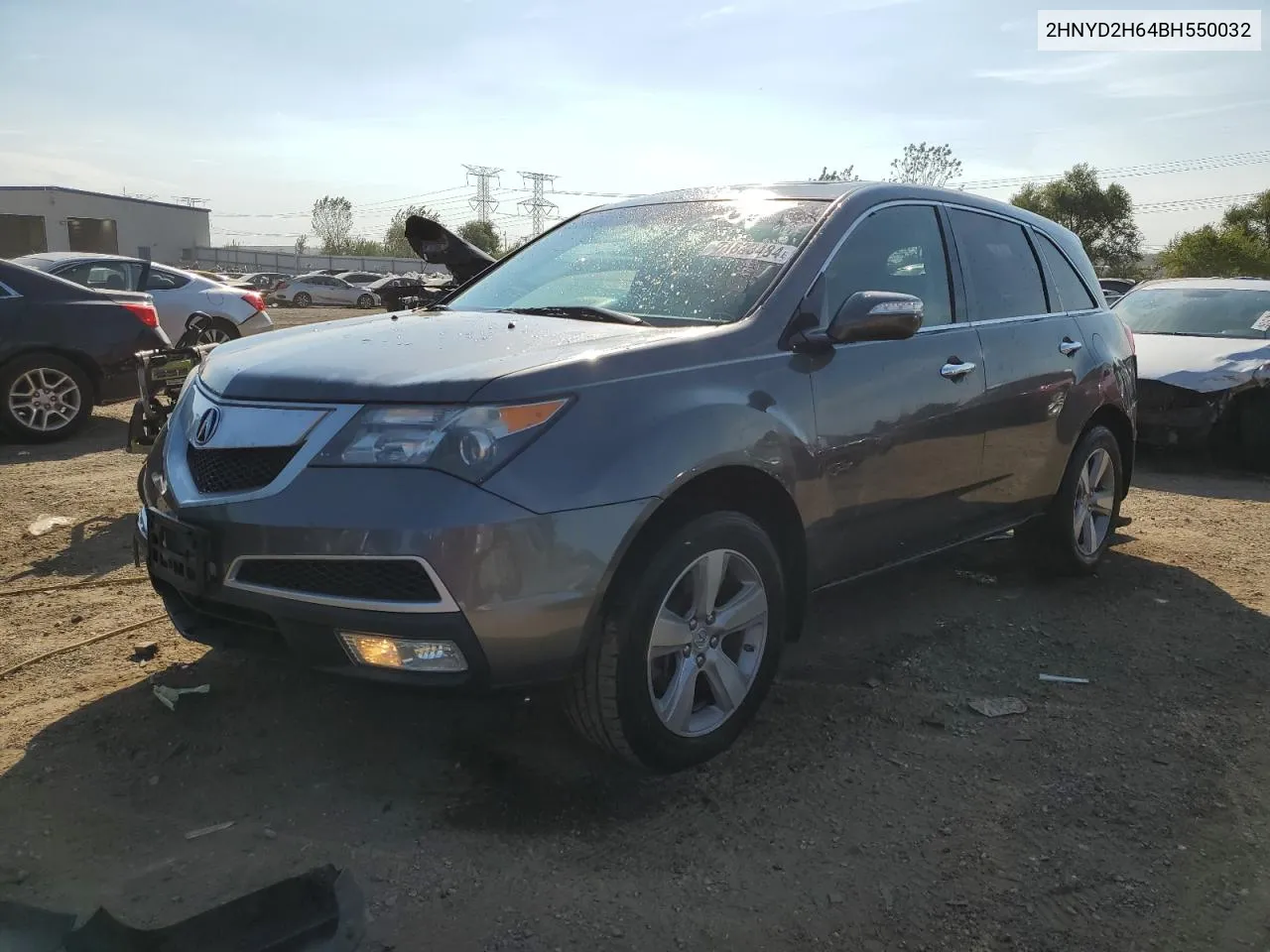 2011 Acura Mdx Technology VIN: 2HNYD2H64BH550032 Lot: 71633484