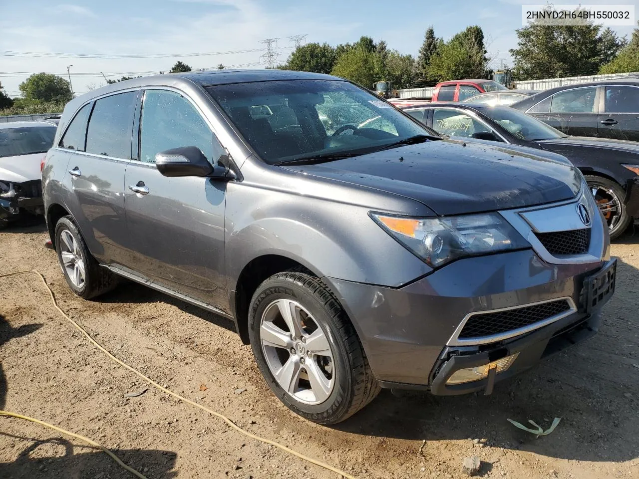 2011 Acura Mdx Technology VIN: 2HNYD2H64BH550032 Lot: 71633484