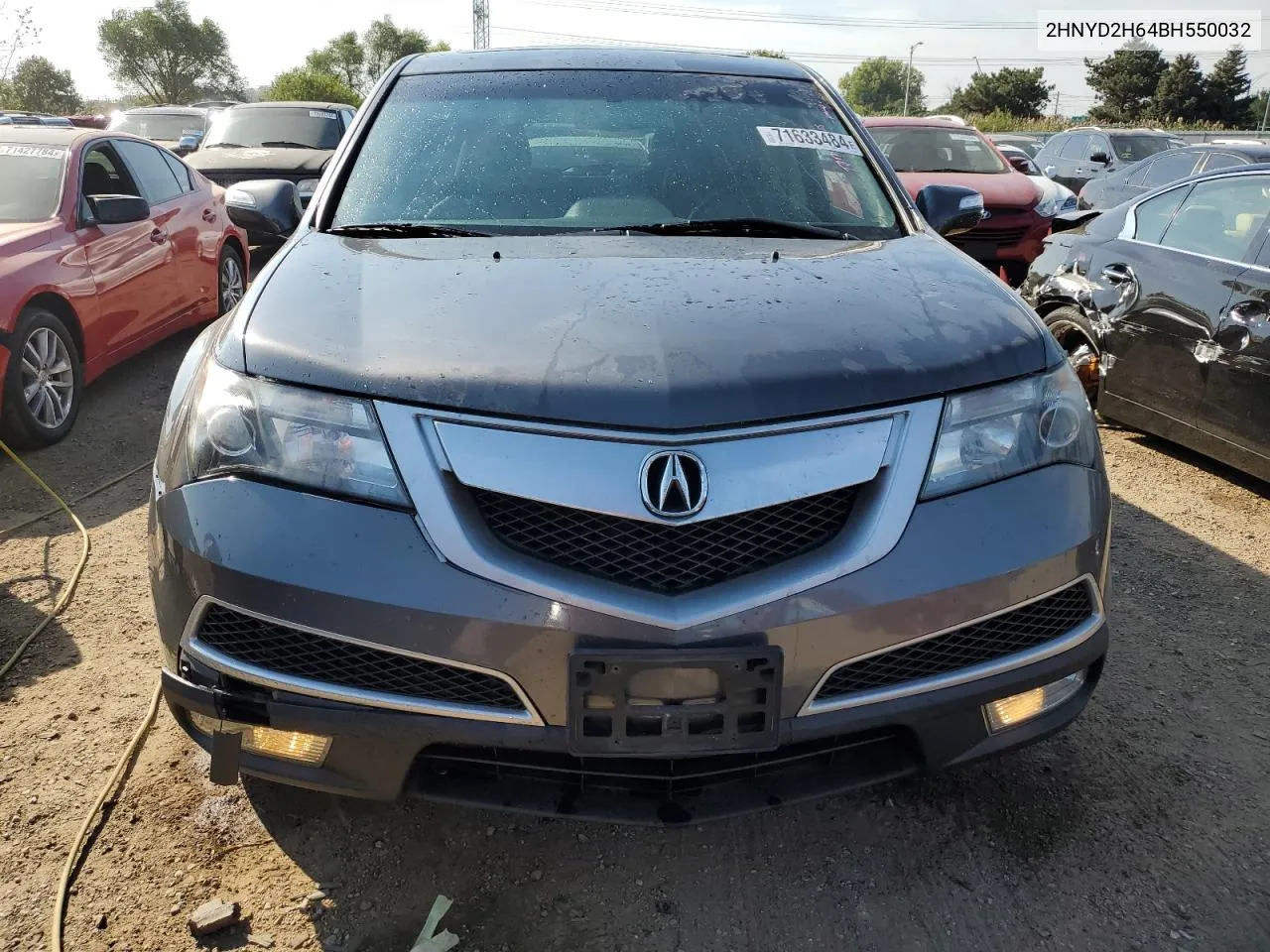 2011 Acura Mdx Technology VIN: 2HNYD2H64BH550032 Lot: 71633484