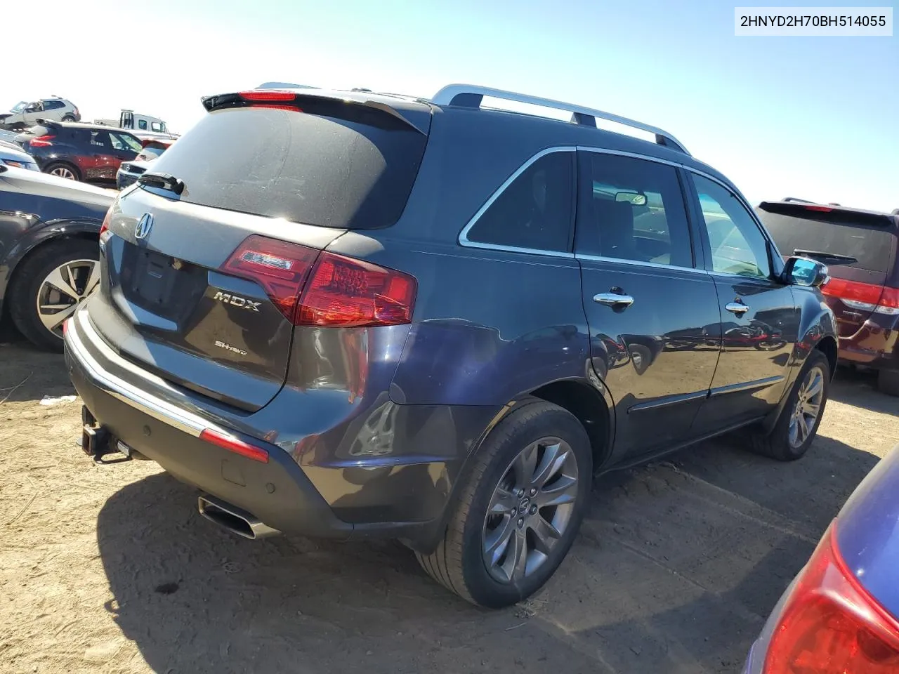 2HNYD2H70BH514055 2011 Acura Mdx Advance