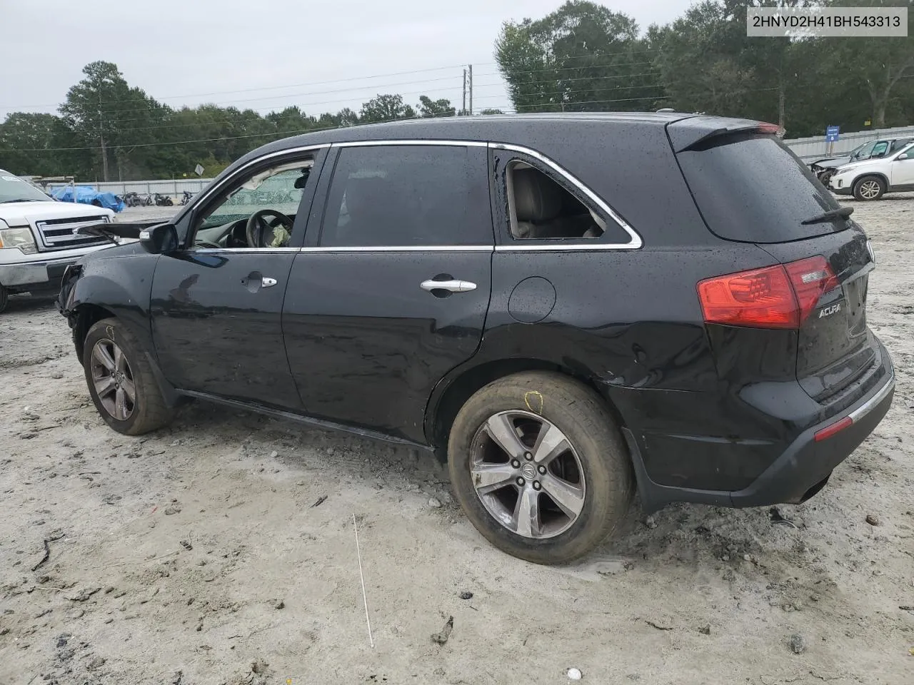 2011 Acura Mdx Technology VIN: 2HNYD2H41BH543313 Lot: 72344934