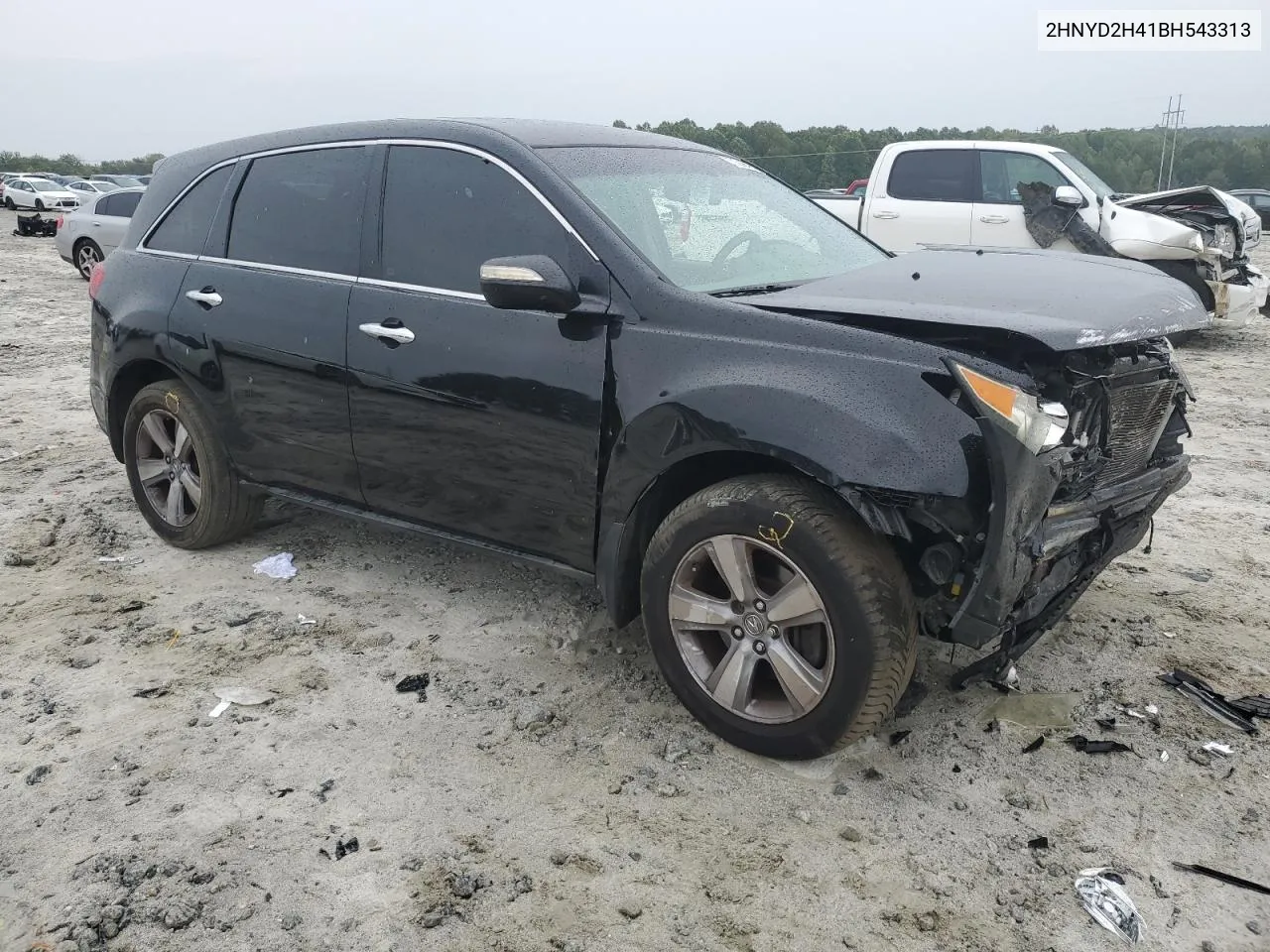 2011 Acura Mdx Technology VIN: 2HNYD2H41BH543313 Lot: 72344934