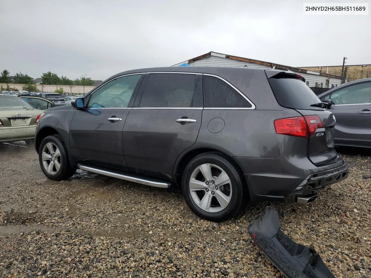 2011 Acura Mdx Technology VIN: 2HNYD2H65BH511689 Lot: 73066164