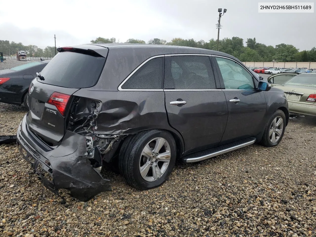 2011 Acura Mdx Technology VIN: 2HNYD2H65BH511689 Lot: 73066164