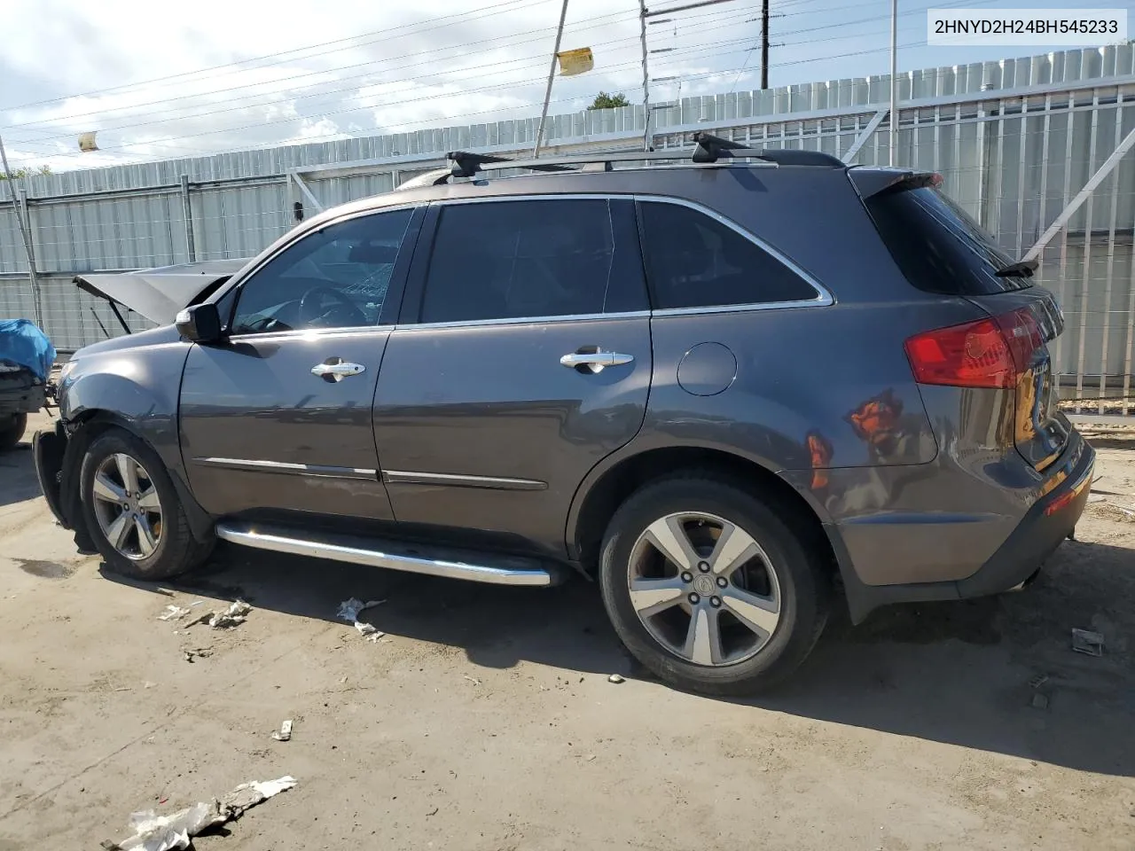 2011 Acura Mdx VIN: 2HNYD2H24BH545233 Lot: 73183084