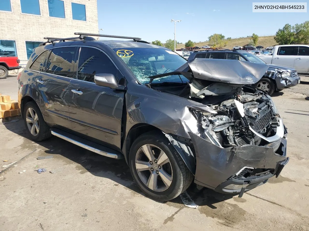 2011 Acura Mdx VIN: 2HNYD2H24BH545233 Lot: 73183084