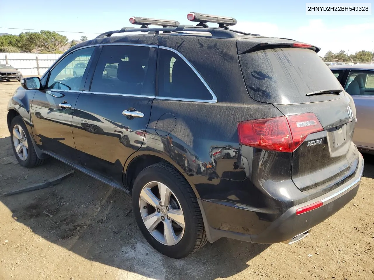 2011 Acura Mdx VIN: 2HNYD2H22BH549328 Lot: 73602014