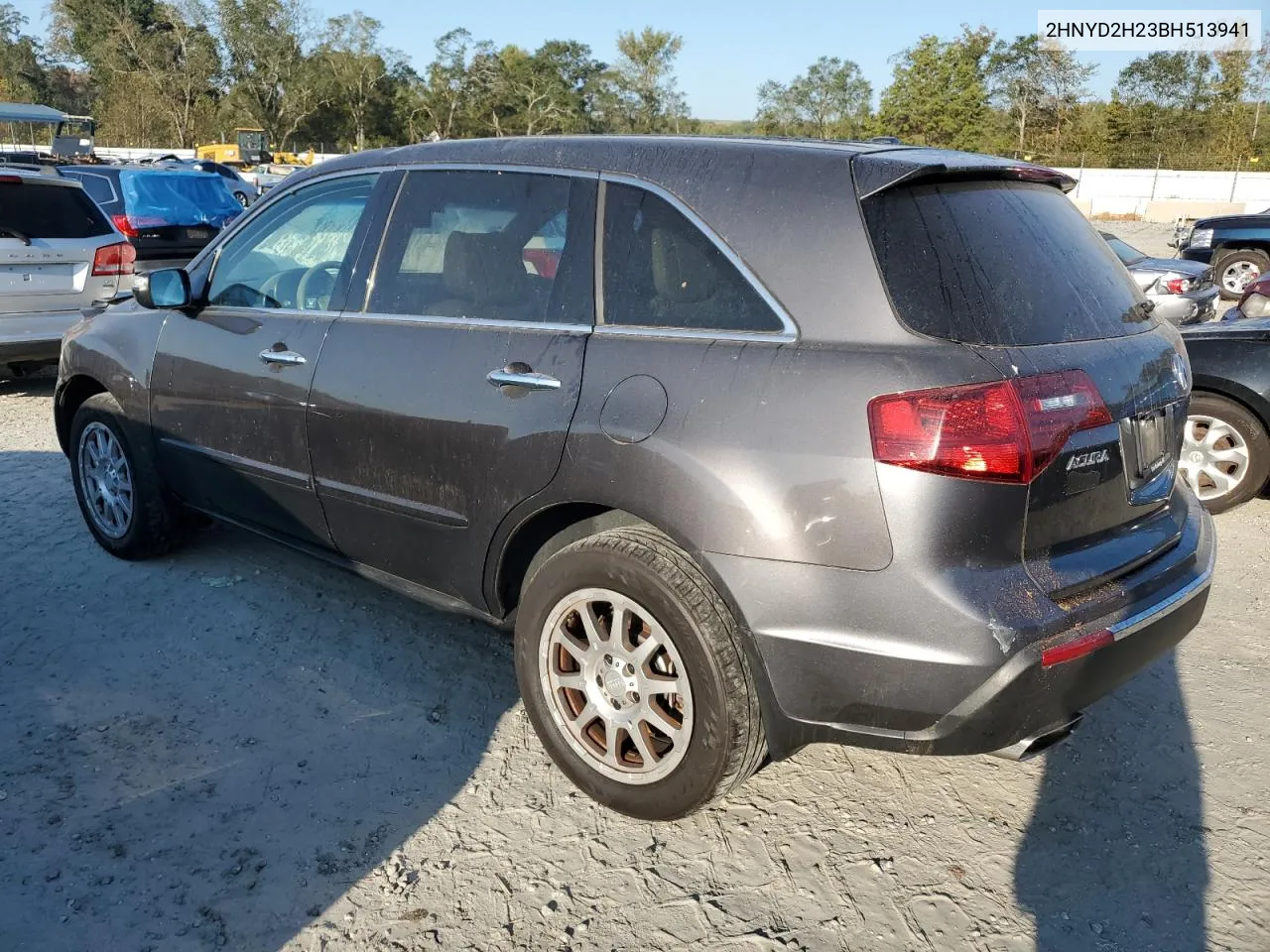 2011 Acura Mdx VIN: 2HNYD2H23BH513941 Lot: 73870524