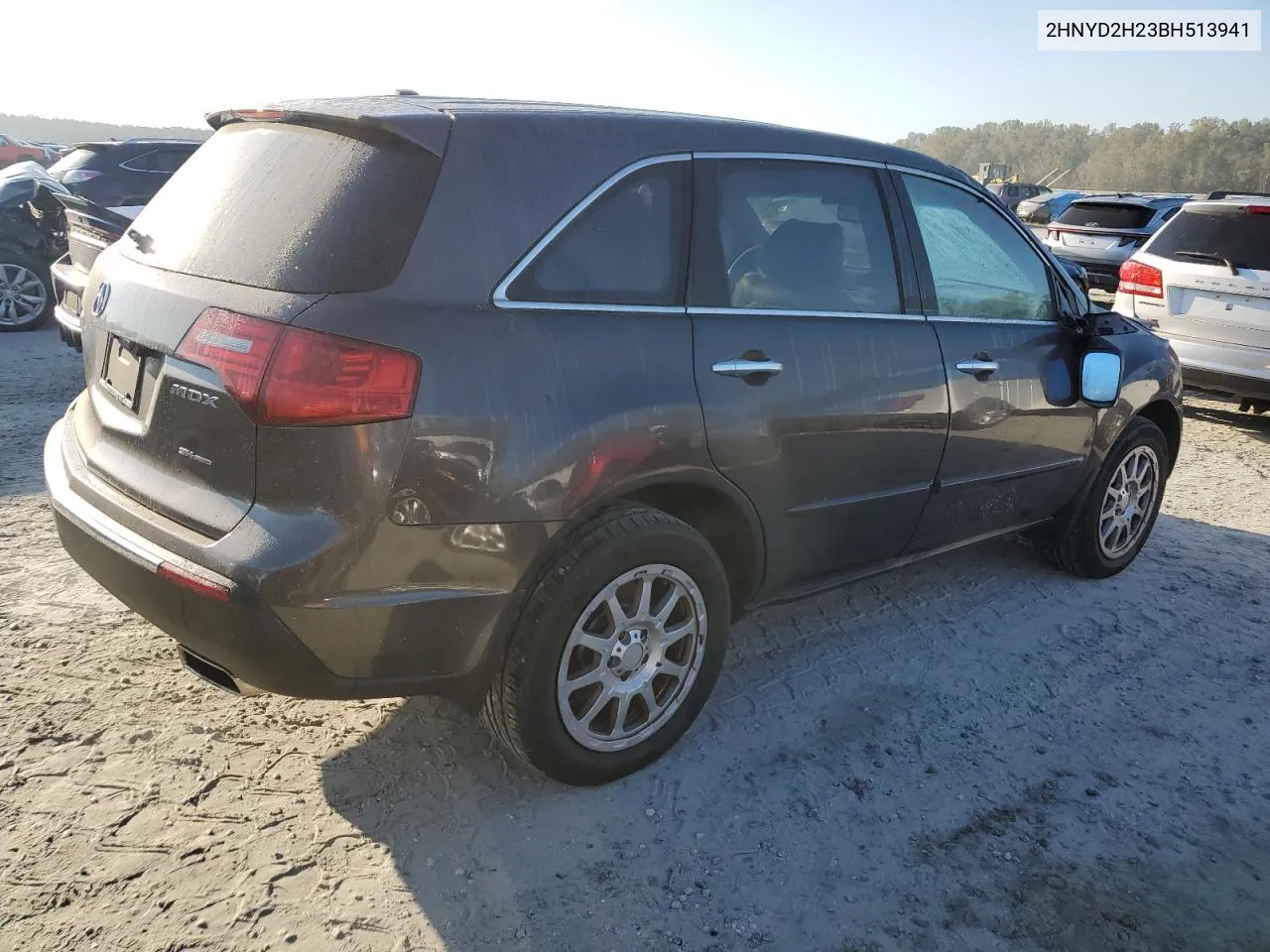 2011 Acura Mdx VIN: 2HNYD2H23BH513941 Lot: 73870524