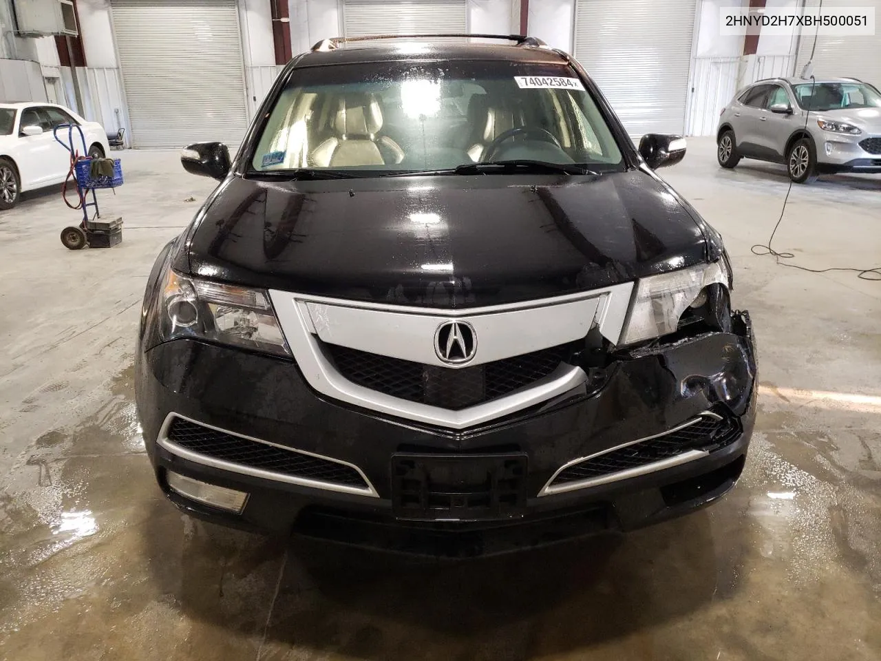 2011 Acura Mdx Advance VIN: 2HNYD2H7XBH500051 Lot: 74042584