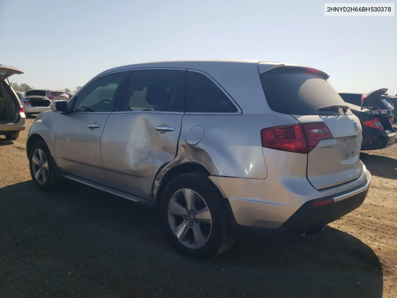 2011 Acura Mdx Technology VIN: 2HNYD2H66BH530378 Lot: 74062564