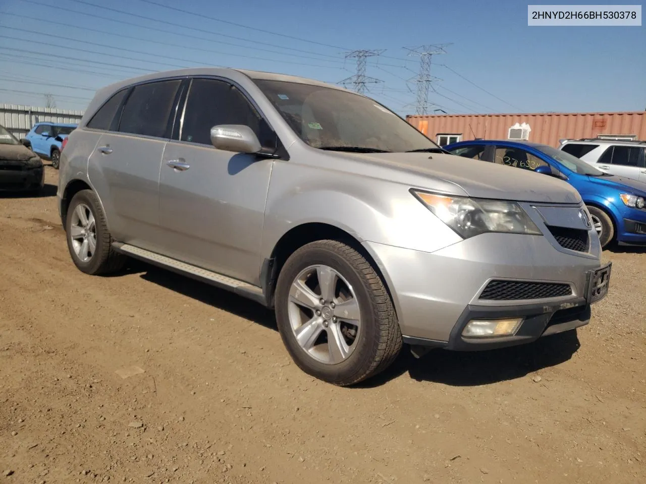 2011 Acura Mdx Technology VIN: 2HNYD2H66BH530378 Lot: 74062564