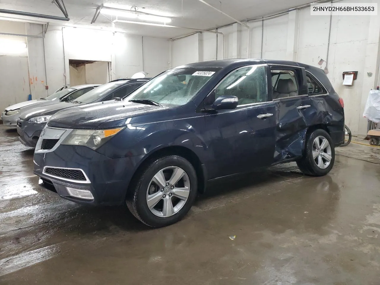 2011 Acura Mdx Technology VIN: 2HNYD2H66BH533653 Lot: 74325024