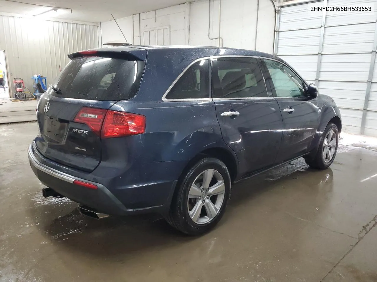 2011 Acura Mdx Technology VIN: 2HNYD2H66BH533653 Lot: 74325024