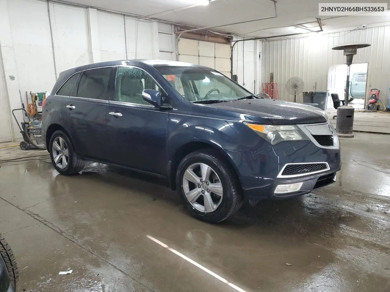 2011 Acura Mdx Technology VIN: 2HNYD2H66BH533653 Lot: 74325024