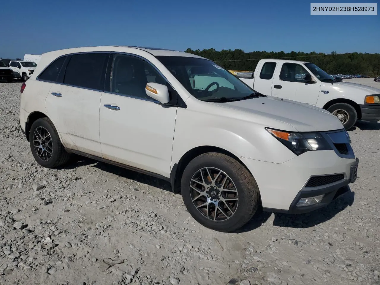 2011 Acura Mdx VIN: 2HNYD2H23BH528973 Lot: 74473624