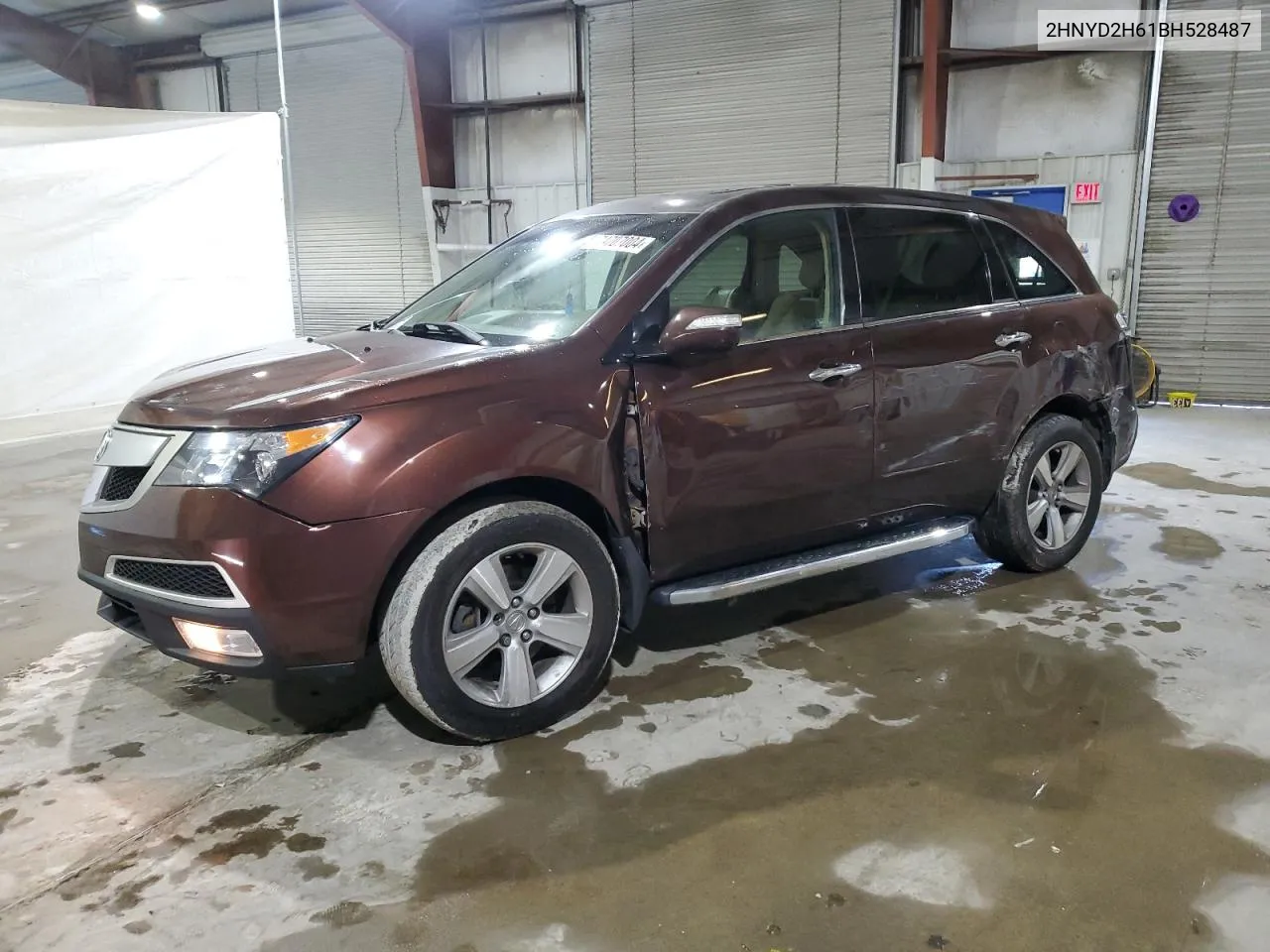 2011 Acura Mdx Technology VIN: 2HNYD2H61BH528487 Lot: 74707004