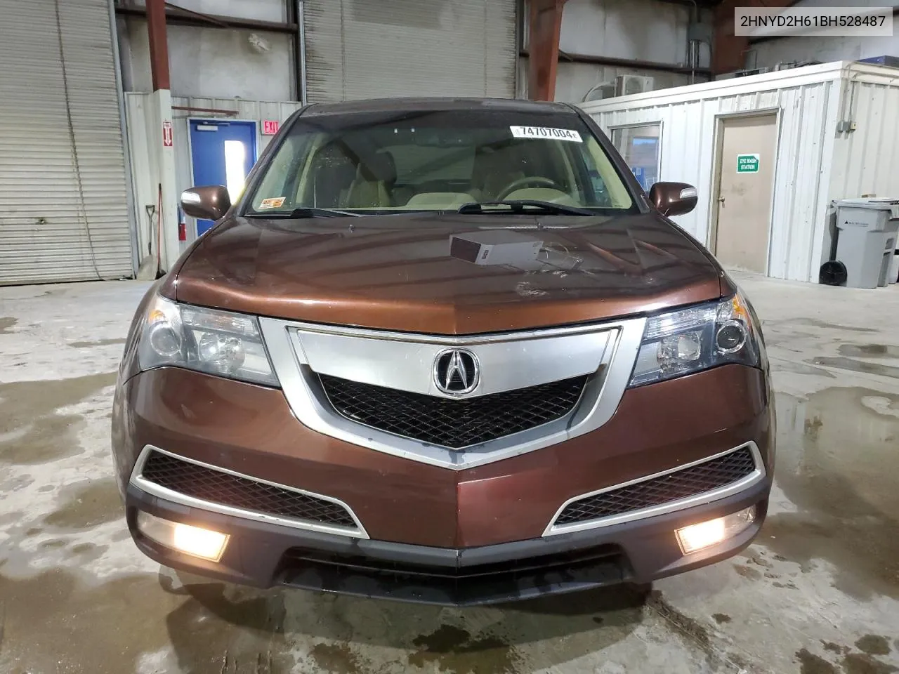 2011 Acura Mdx Technology VIN: 2HNYD2H61BH528487 Lot: 74707004