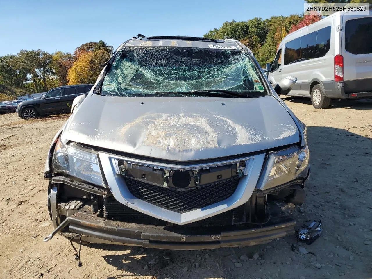 2011 Acura Mdx Technology VIN: 2HNYD2H62BH530829 Lot: 75073544