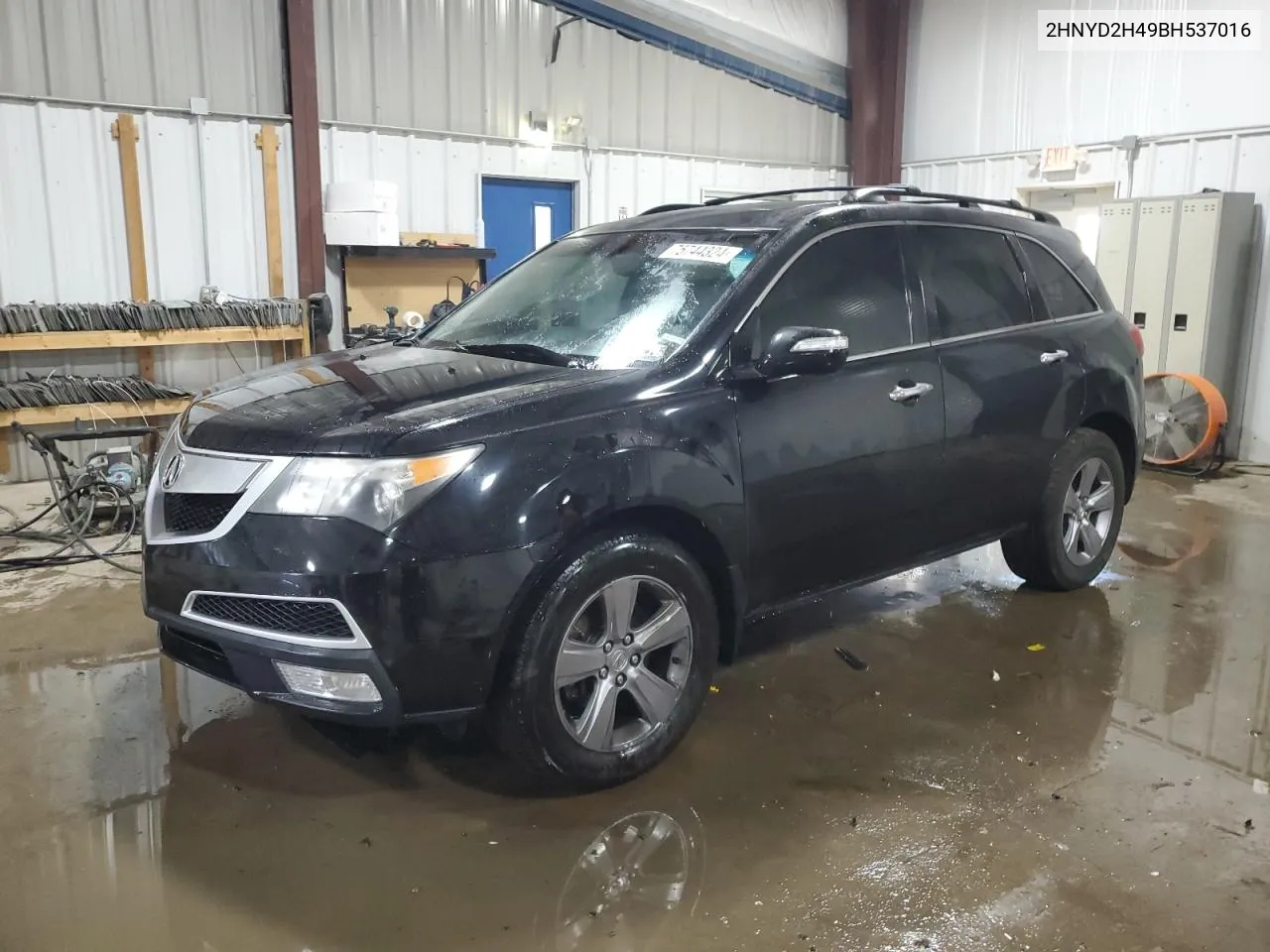 2011 Acura Mdx Technology VIN: 2HNYD2H49BH537016 Lot: 75744324