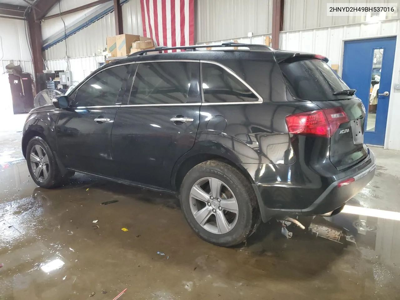 2011 Acura Mdx Technology VIN: 2HNYD2H49BH537016 Lot: 75744324