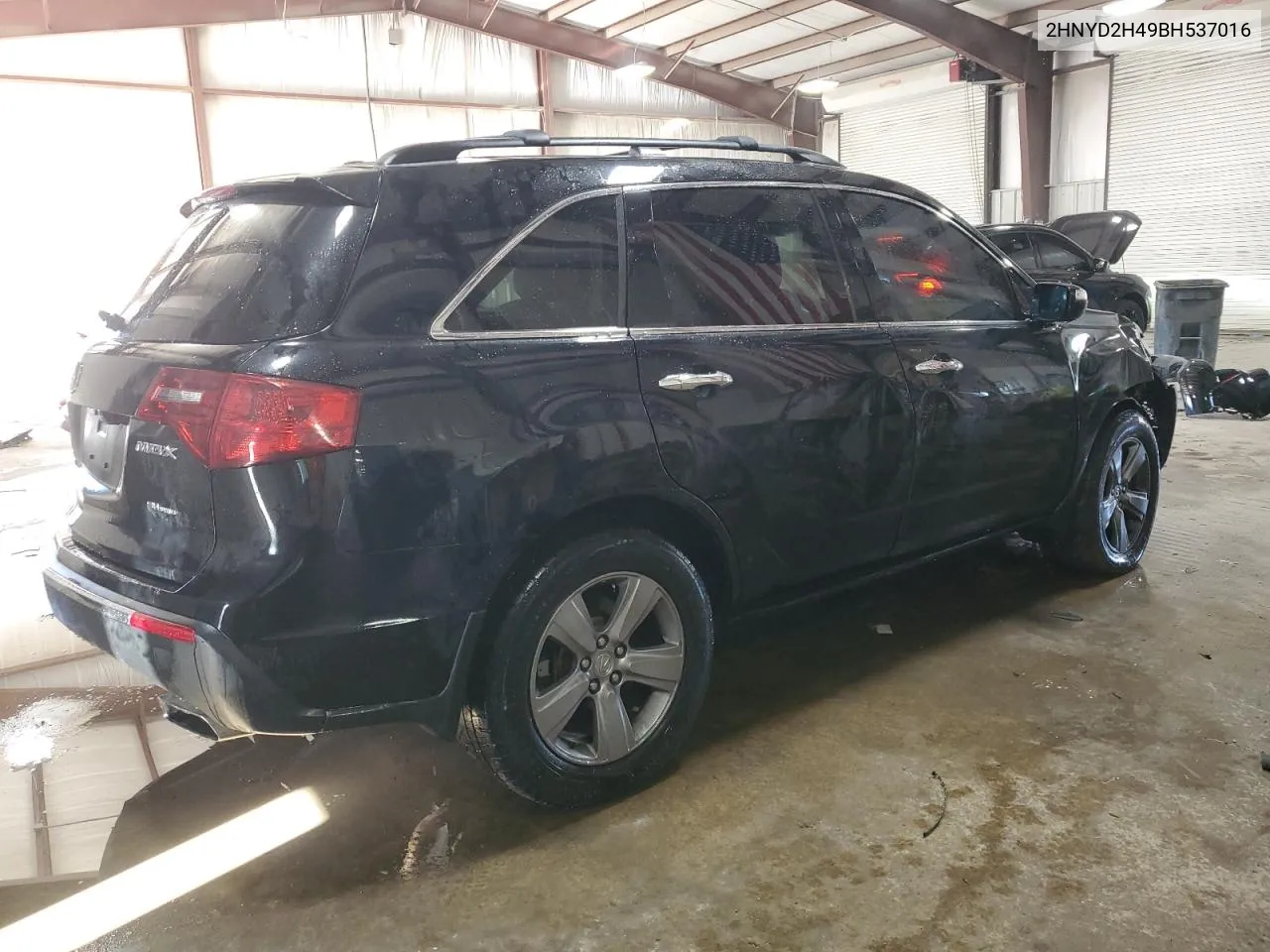 2011 Acura Mdx Technology VIN: 2HNYD2H49BH537016 Lot: 75744324