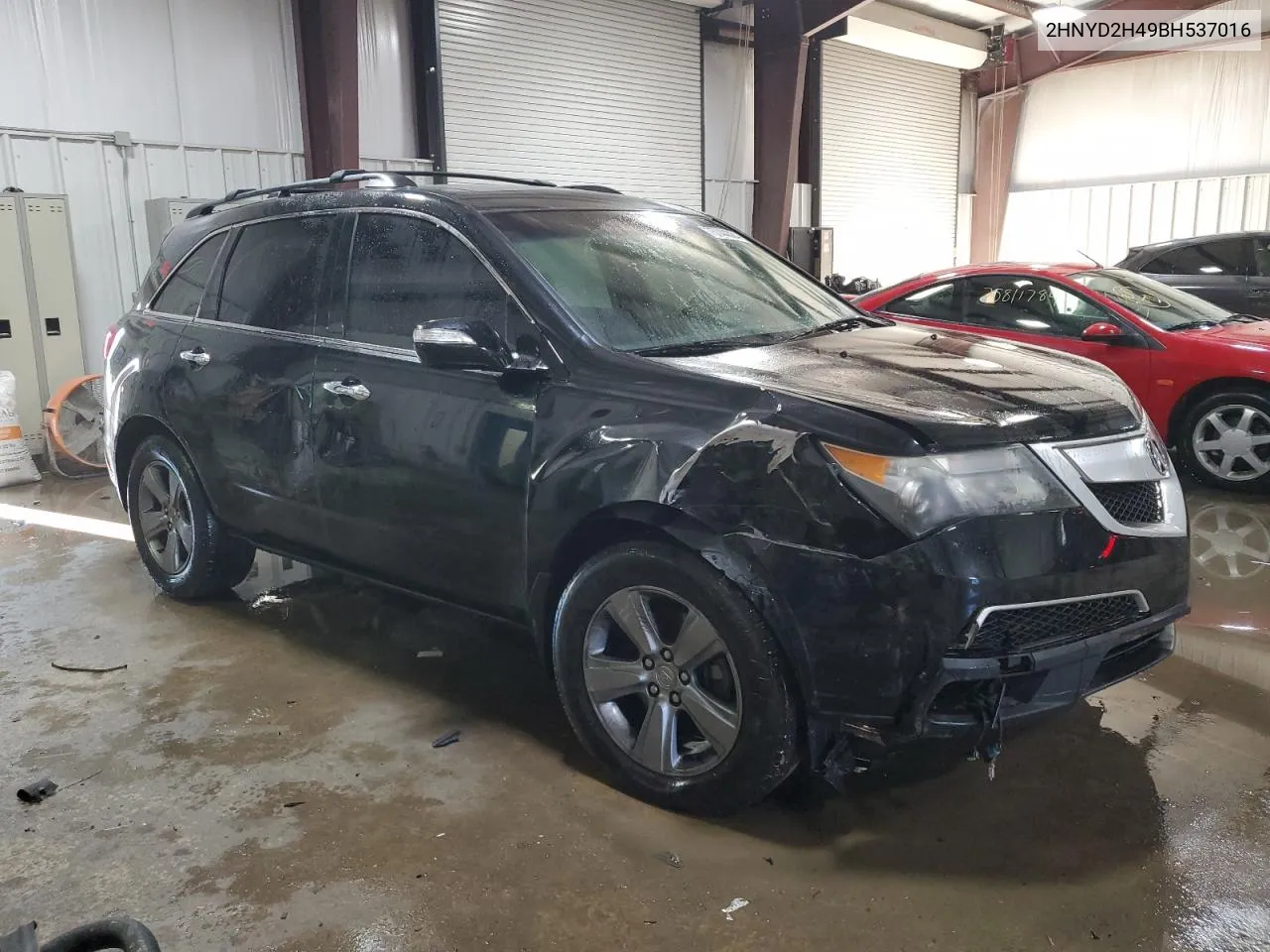 2011 Acura Mdx Technology VIN: 2HNYD2H49BH537016 Lot: 75744324