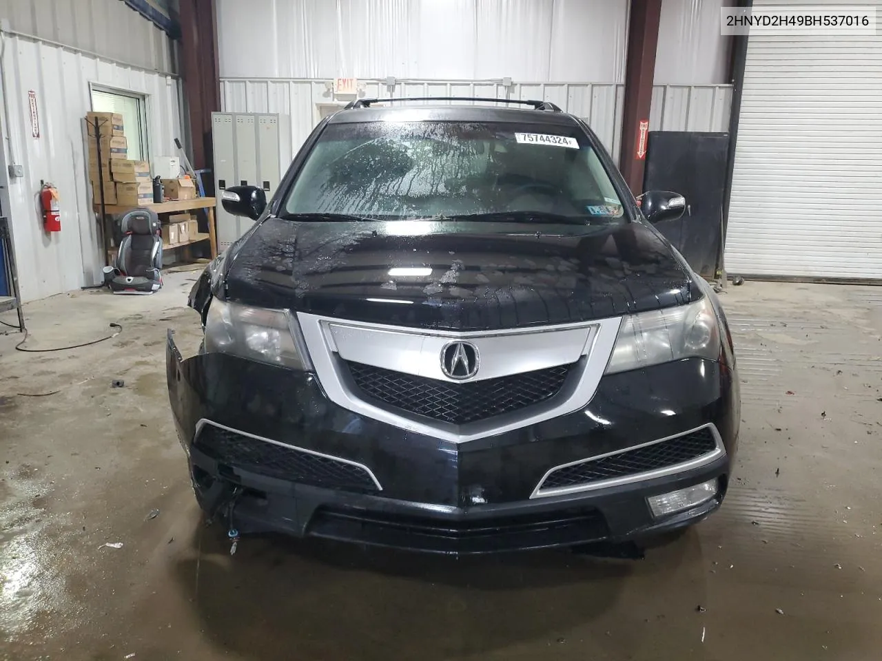 2011 Acura Mdx Technology VIN: 2HNYD2H49BH537016 Lot: 75744324