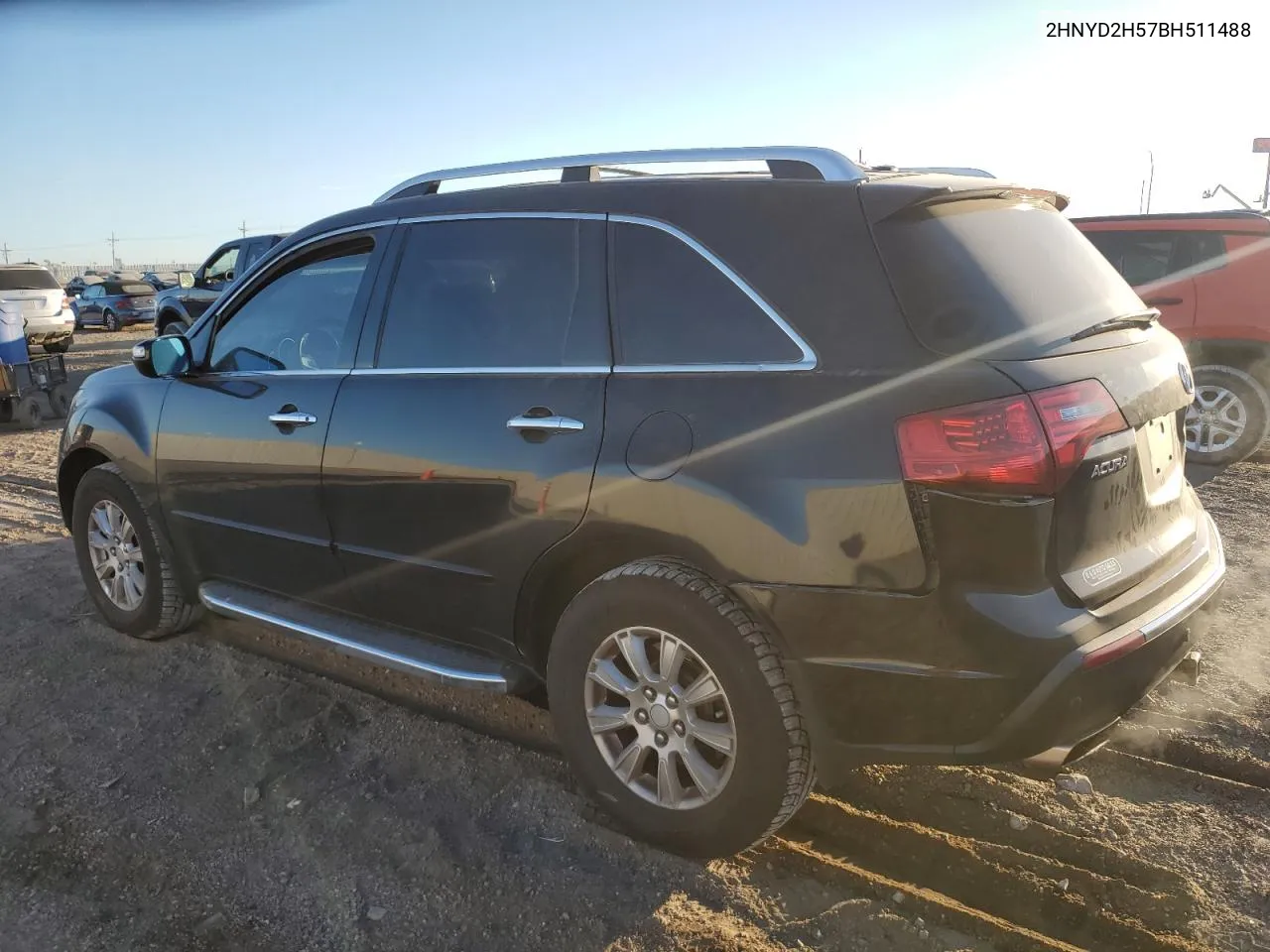 2011 Acura Mdx Advance VIN: 2HNYD2H57BH511488 Lot: 75897424