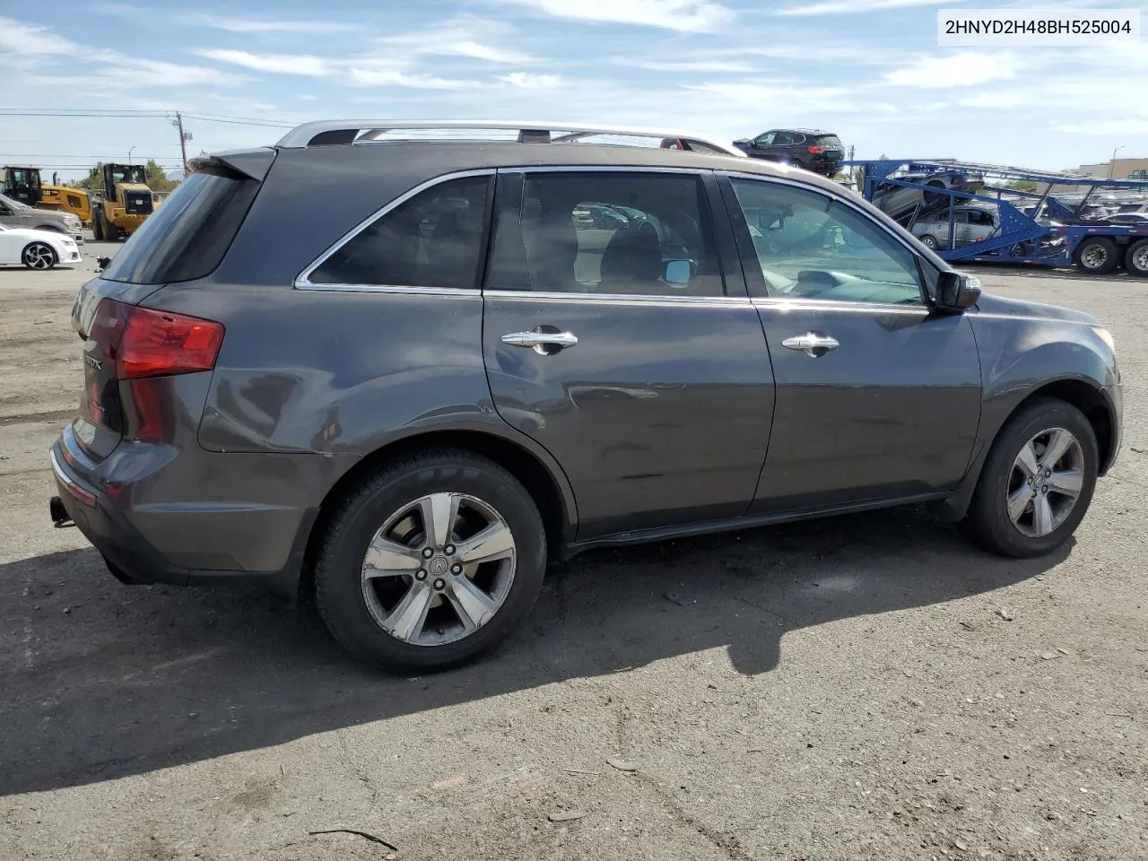 2011 Acura Mdx Technology VIN: 2HNYD2H48BH525004 Lot: 75952014