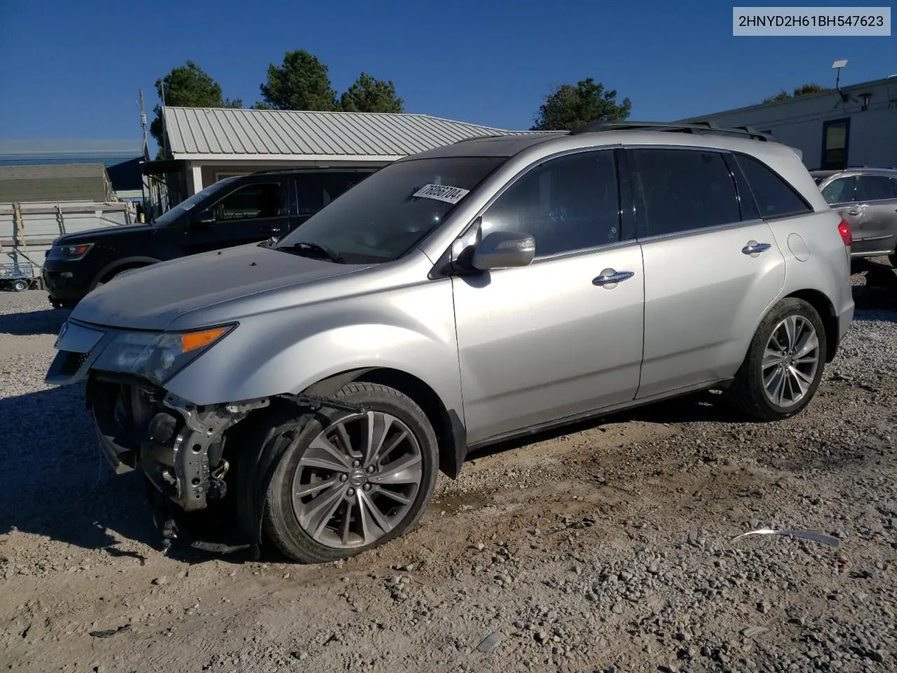 2011 Acura Mdx Technology VIN: 2HNYD2H61BH547623 Lot: 76056704