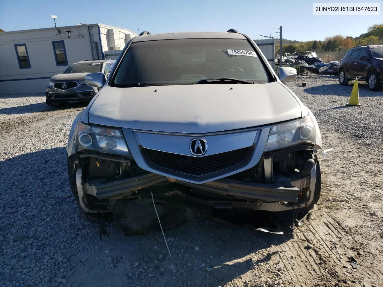 2011 Acura Mdx Technology VIN: 2HNYD2H61BH547623 Lot: 76056704