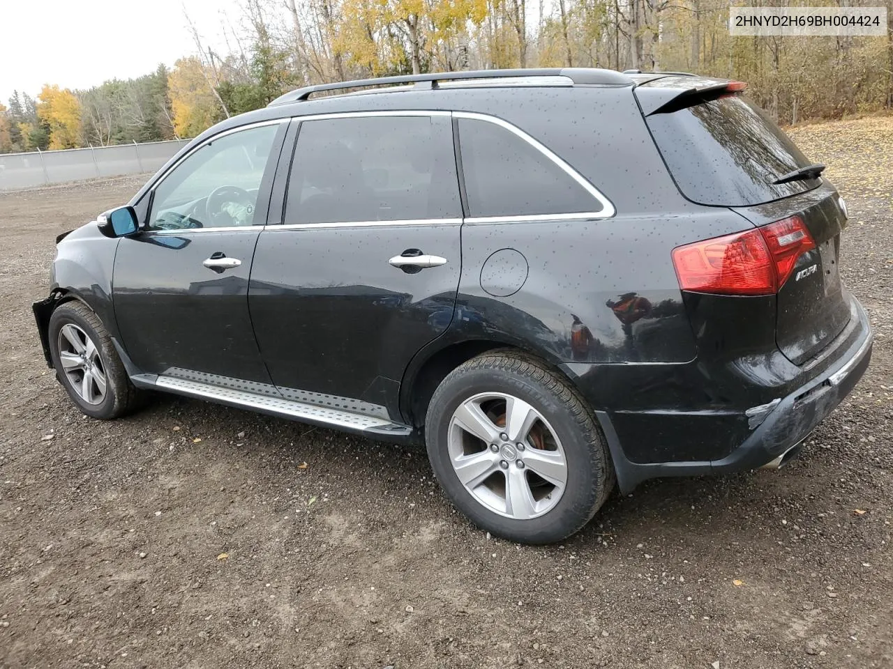 2011 Acura Mdx Technology VIN: 2HNYD2H69BH004424 Lot: 76097824