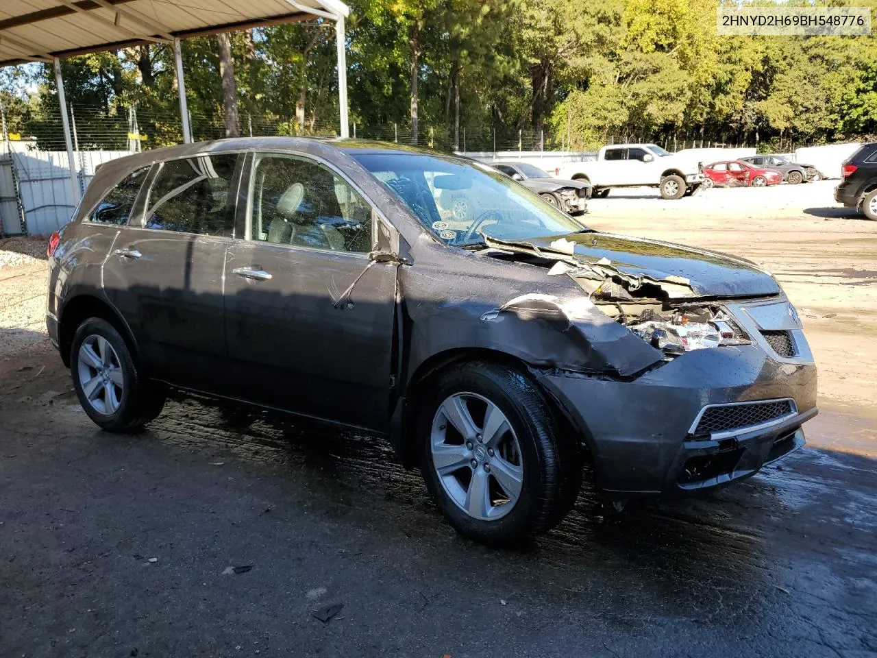 2011 Acura Mdx Technology VIN: 2HNYD2H69BH548776 Lot: 76333164