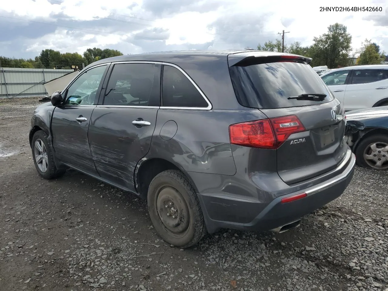 2011 Acura Mdx Technology VIN: 2HNYD2H64BH542660 Lot: 76537844