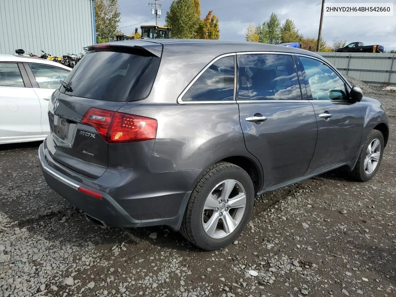 2011 Acura Mdx Technology VIN: 2HNYD2H64BH542660 Lot: 76537844