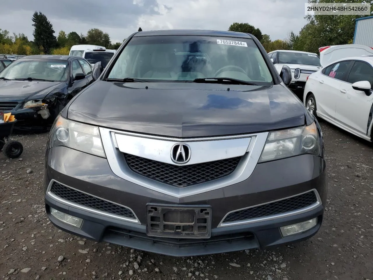 2011 Acura Mdx Technology VIN: 2HNYD2H64BH542660 Lot: 76537844