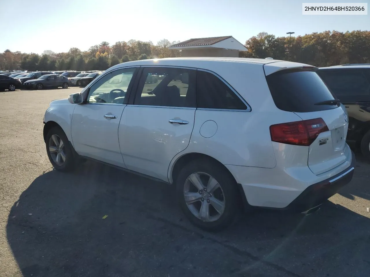 2011 Acura Mdx Technology VIN: 2HNYD2H64BH520366 Lot: 77001514