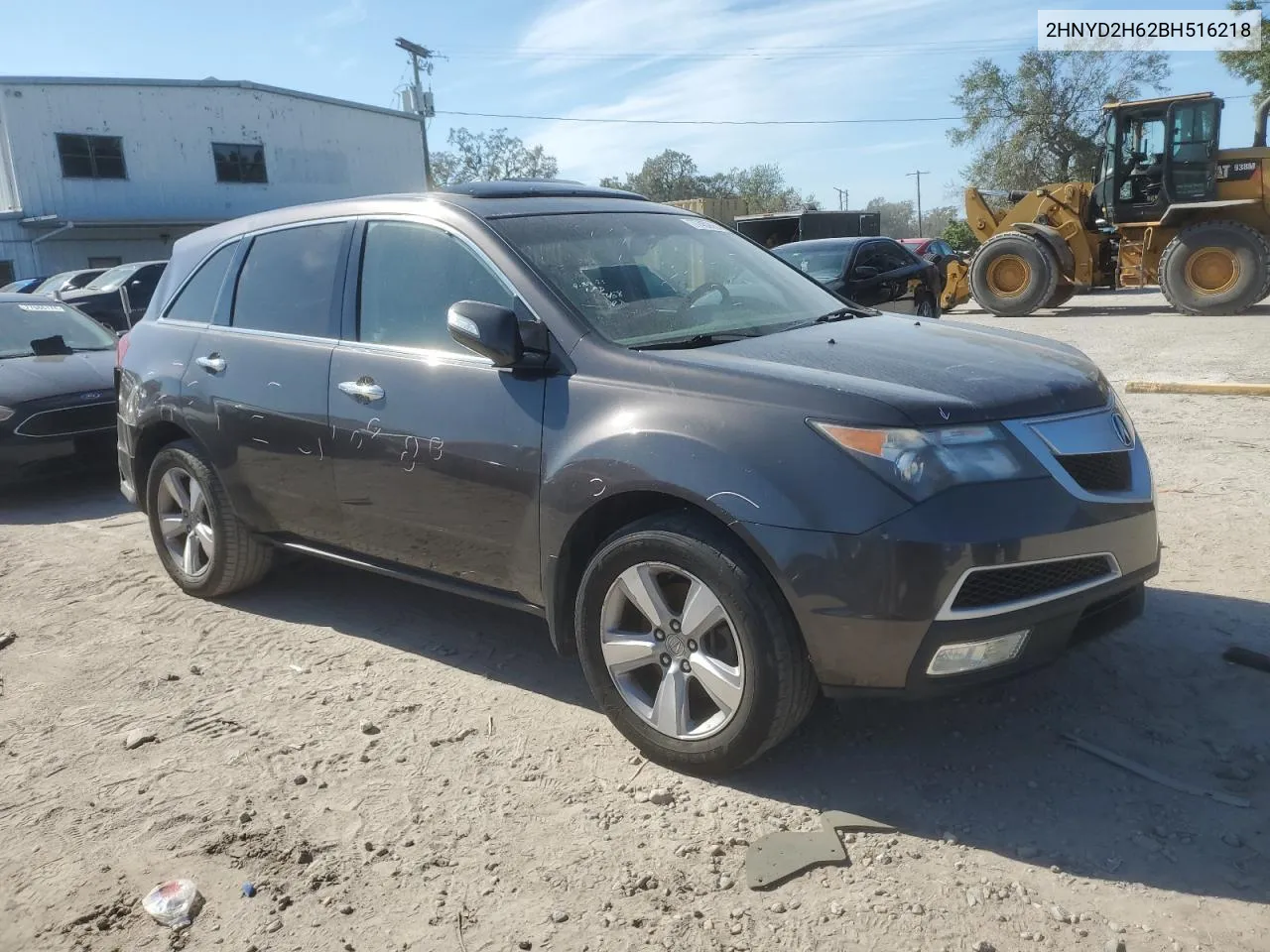 2011 Acura Mdx Technology VIN: 2HNYD2H62BH516218 Lot: 77452654