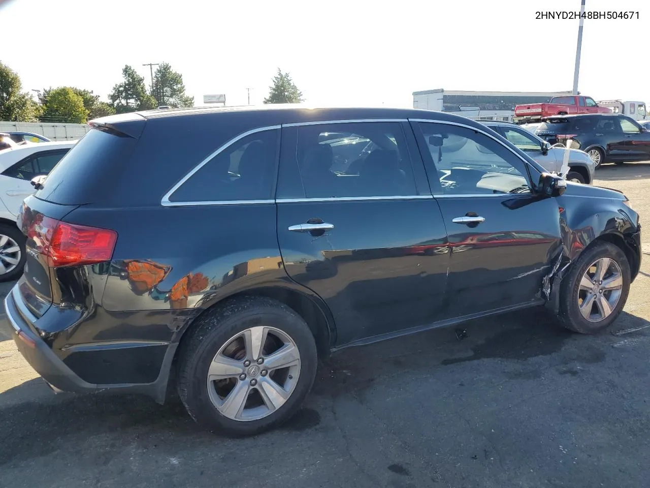 2011 Acura Mdx Technology VIN: 2HNYD2H48BH504671 Lot: 77546464