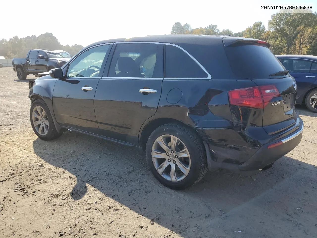 2011 Acura Mdx Advance VIN: 2HNYD2H57BH546838 Lot: 77767564