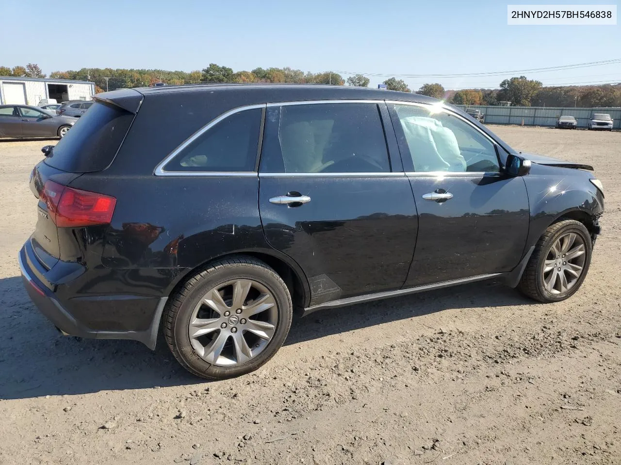 2011 Acura Mdx Advance VIN: 2HNYD2H57BH546838 Lot: 77767564