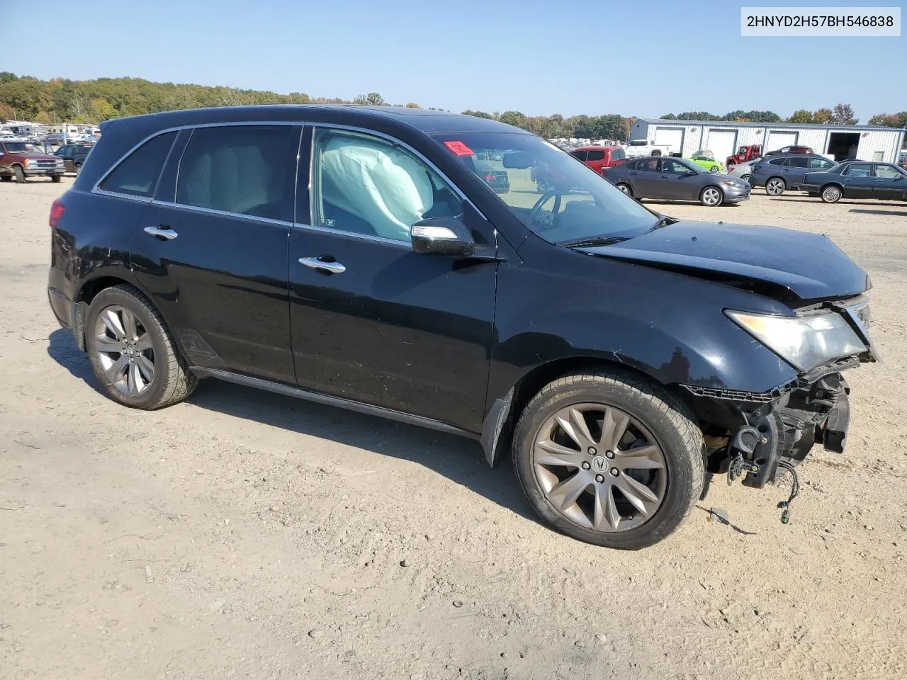 2011 Acura Mdx Advance VIN: 2HNYD2H57BH546838 Lot: 77767564