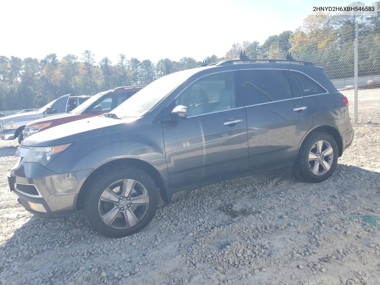 2011 Acura Mdx Technology VIN: 2HNYD2H6XBH546583 Lot: 80666564