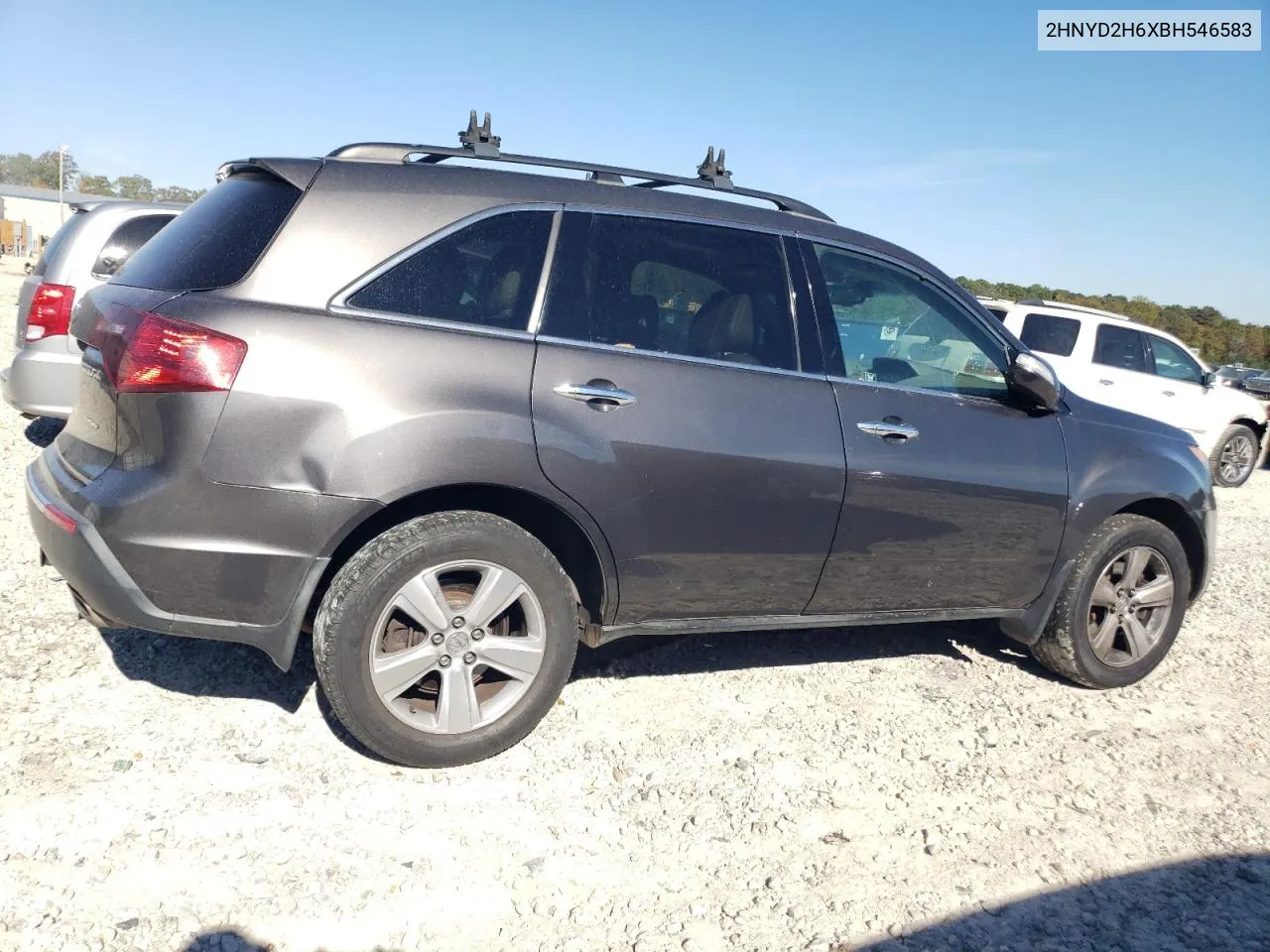 2011 Acura Mdx Technology VIN: 2HNYD2H6XBH546583 Lot: 80666564