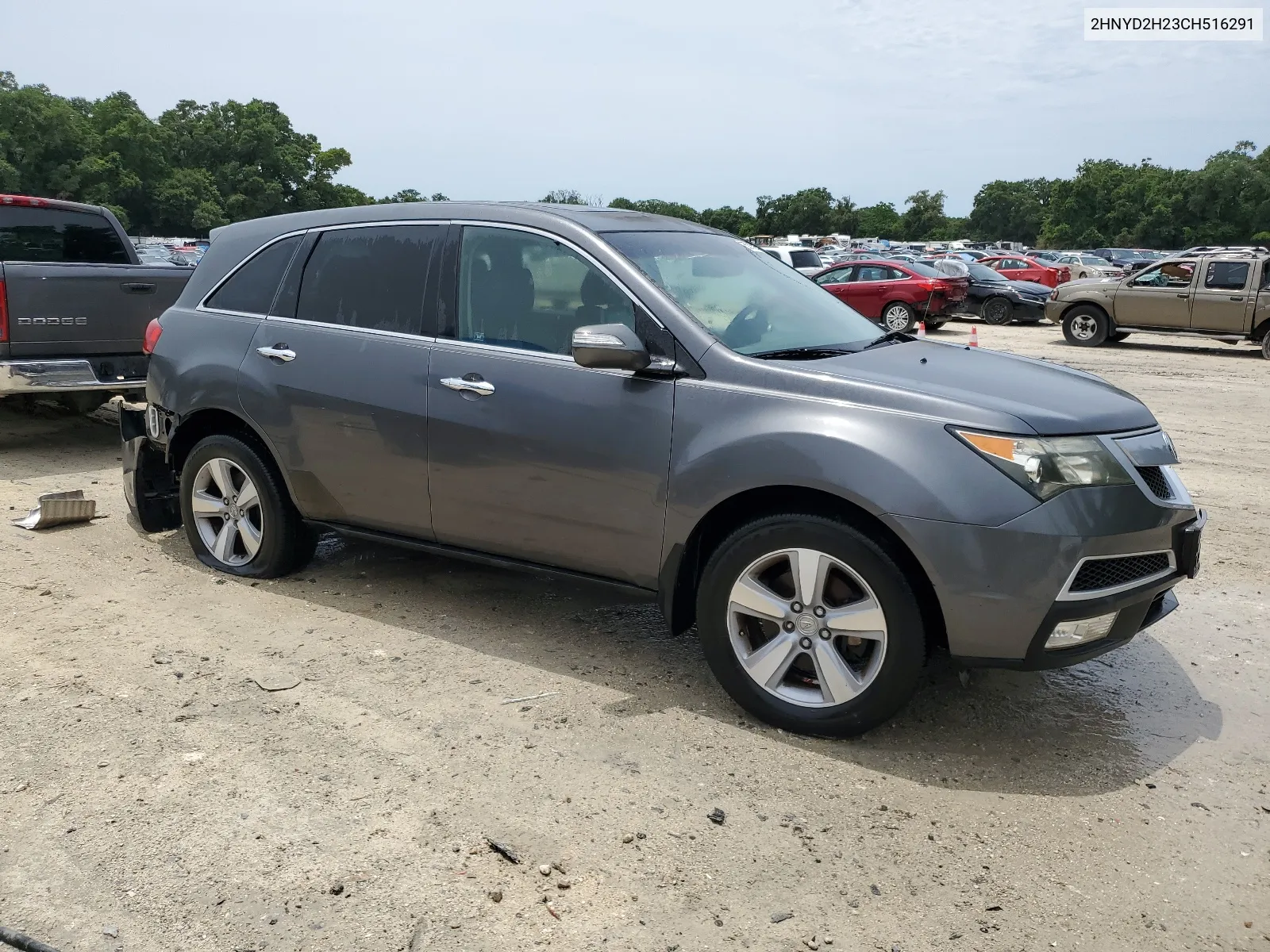 2012 Acura Mdx VIN: 2HNYD2H23CH516291 Lot: 52705974