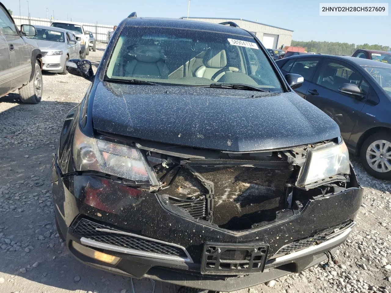 2012 Acura Mdx VIN: 2HNYD2H28CH527609 Lot: 58904134