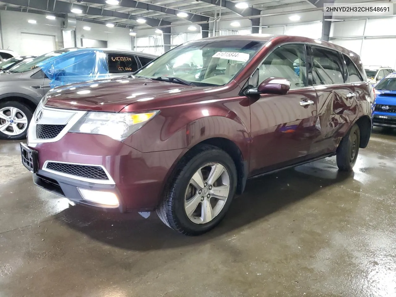 2012 Acura Mdx Technology VIN: 2HNYD2H32CH548691 Lot: 61015844