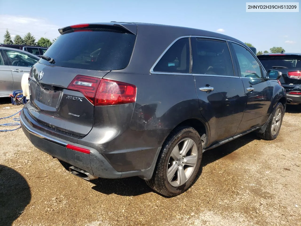 2012 Acura Mdx Technology VIN: 2HNYD2H39CH513209 Lot: 61718654