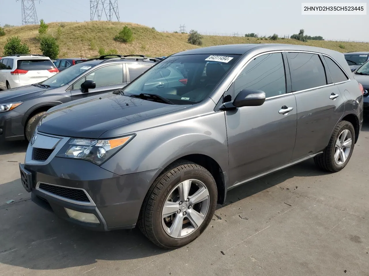 2012 Acura Mdx Technology VIN: 2HNYD2H35CH523445 Lot: 64311494